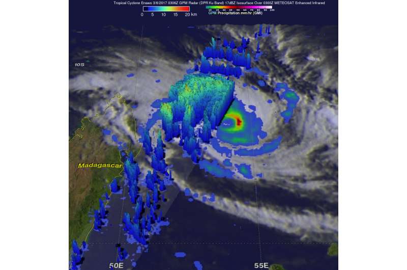 NASA sees powerful Tropical Cyclone Enawo threatening Madagascar