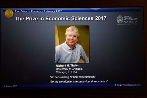 Richard Thaler wins Nobel for work in behavioral economics