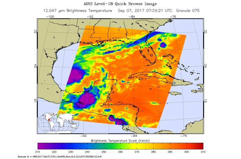 Satellites show Hurricane Katia not moving much