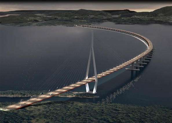 Securing the world's longest floating bridge against strong wind