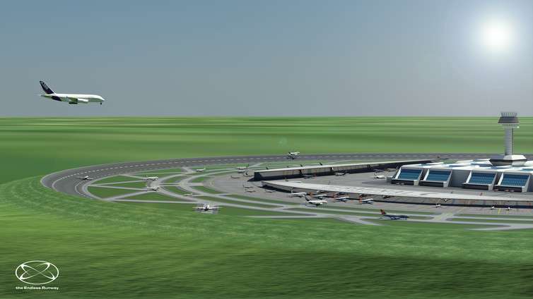 This fantastic idea for a circular runway is sadly going nowhere