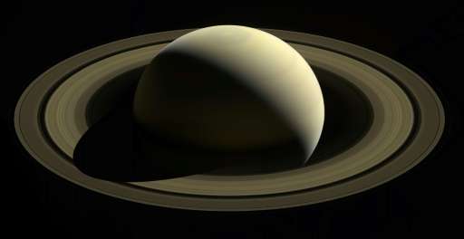 This image shows one of the last full views of Saturn by the Cassini spacecraft taken on October 28, 2016