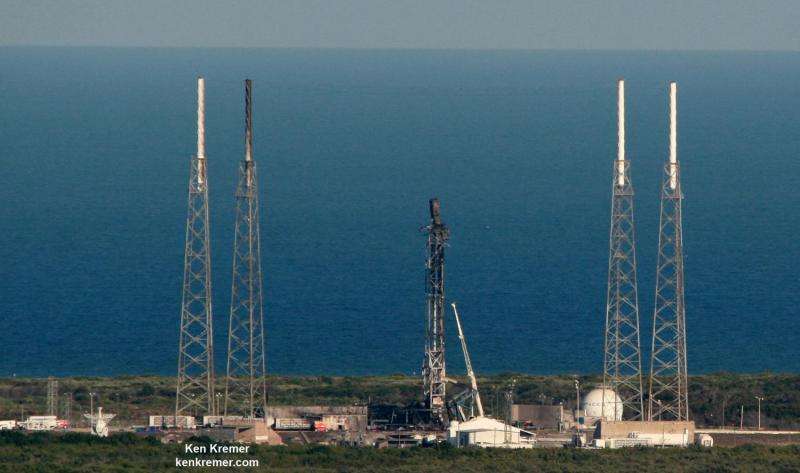 Used SpaceX booster set for historic first reflight is test fired in Texas