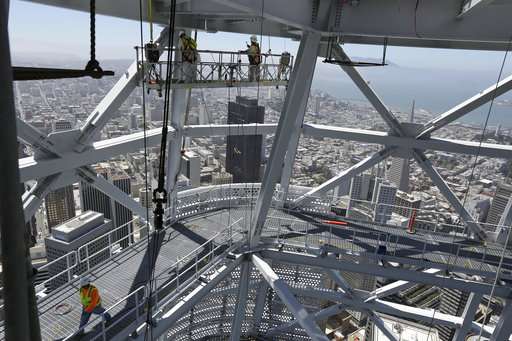 $1 billion tower lifts San Francisco skyline to new heights