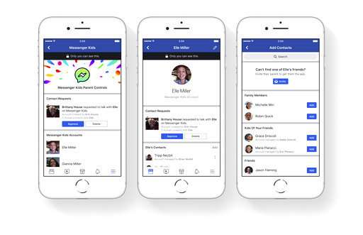 Facebook launches parent-controlled Messenger app for kids