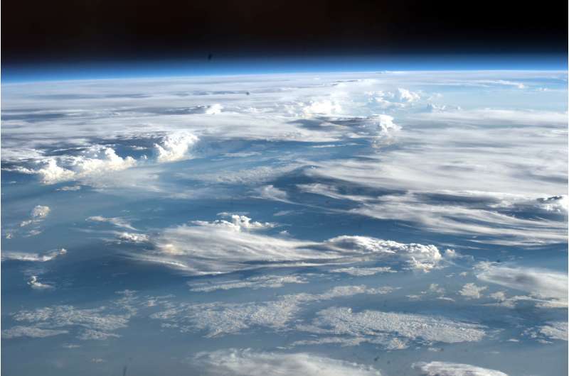 Image: Space station crew sees lots of clouds over Sudan
