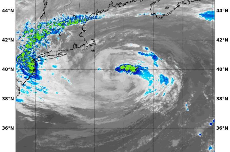 NASA's Terra satellite sees a very stubborn post-Tropical Cyclone Jose