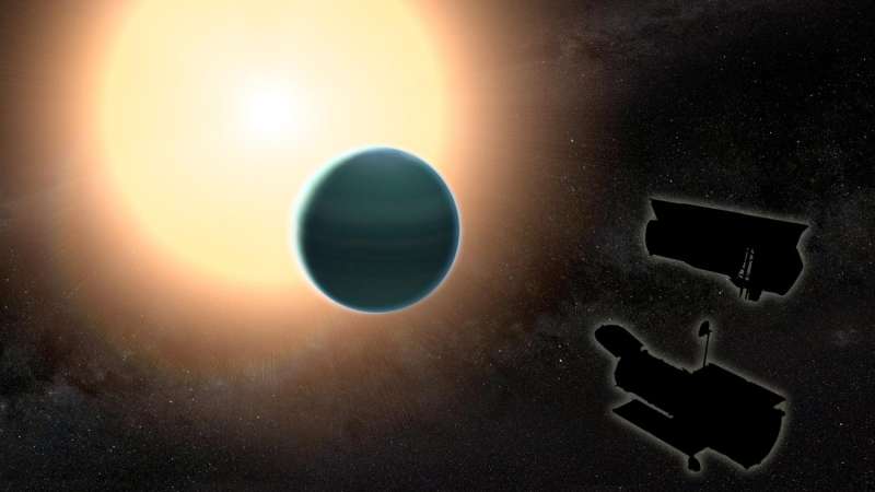 NASA study finds unexpectedly primitive atmosphere around 'warm Neptune'