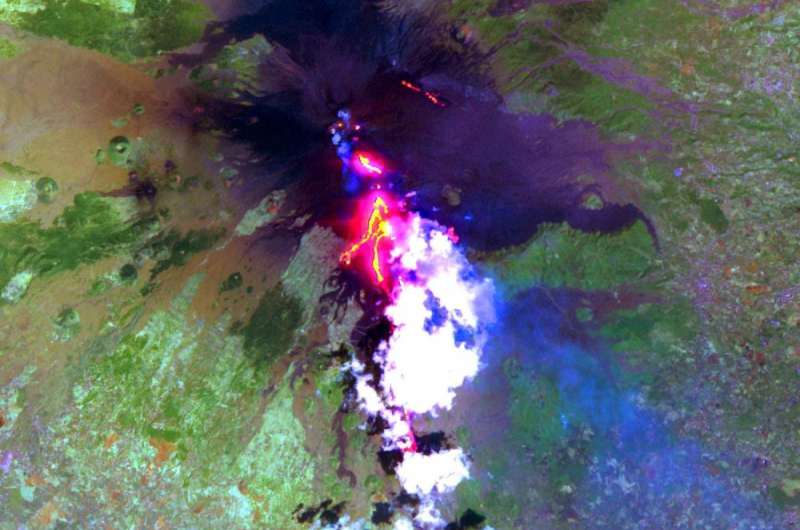 New research uses satellites to predict end of volcanic eruptions