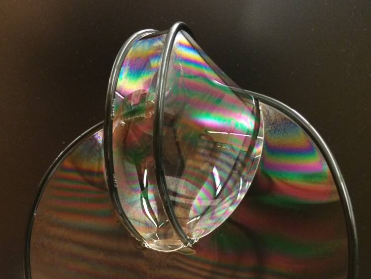 Researchers solve a mathematical problem illustrated by soap films spanning flexible loops
