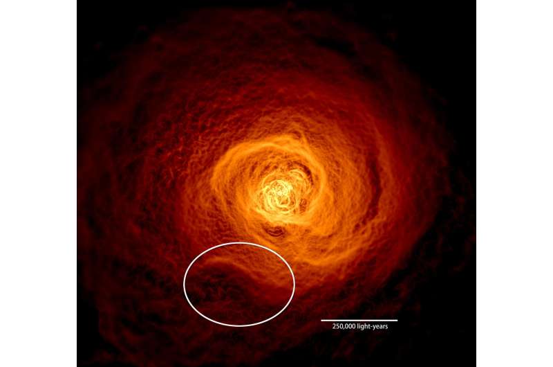 Scientists find giant wave rolling through the Perseus galaxy cluster