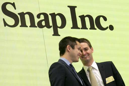 Snapchat parent rockets higher in Wall Street debut