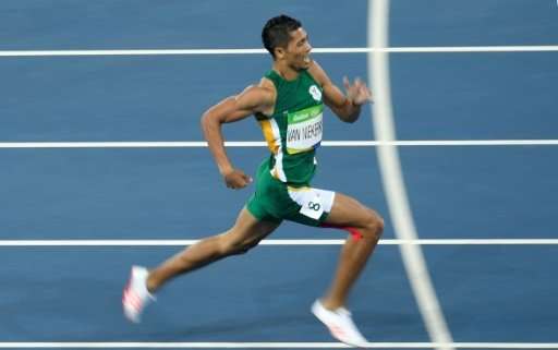 South Africa's Wayde van Niekerk won the Men's 400m Final at the Rio 2016 Olympic Games, one of just two running world records b