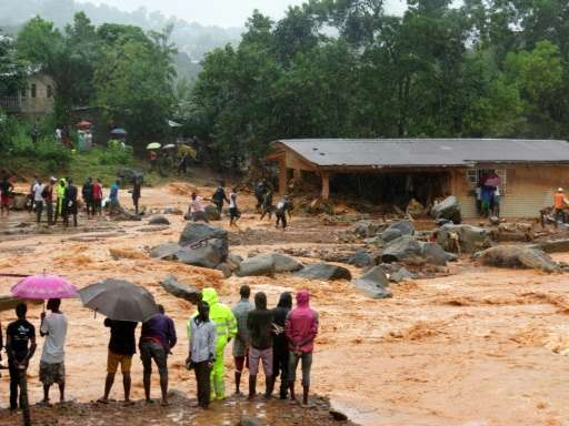 The government of Sierra Leone has promised relief to the more than 3,000 people left homeless by flooding and mudslides in the 
