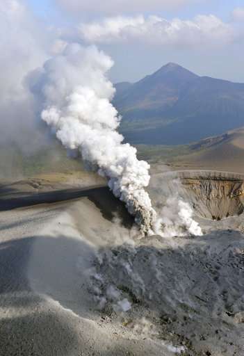 Volcanic eruption in Japan spreads ash in 4 cities, towns