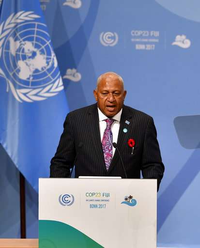 Fiji calls for urgency in talks to implement climate accord