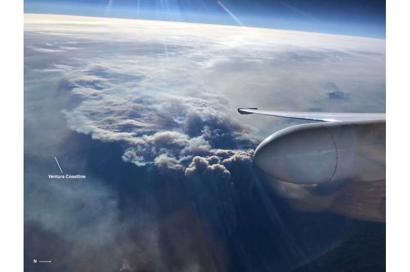 NASA airborne science team surveys California fires