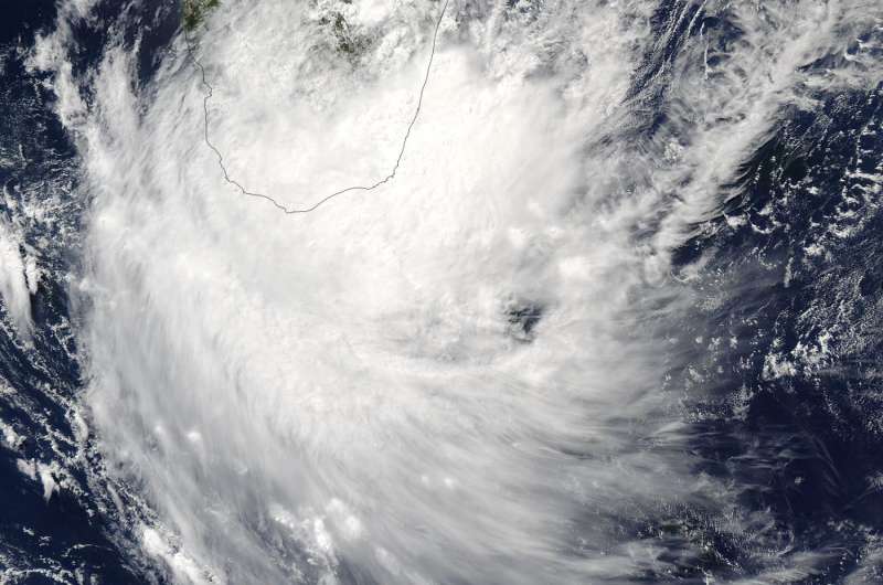 NASA examines the soaking from ex-tropical Cyclone Enawo exiting Madagascar
