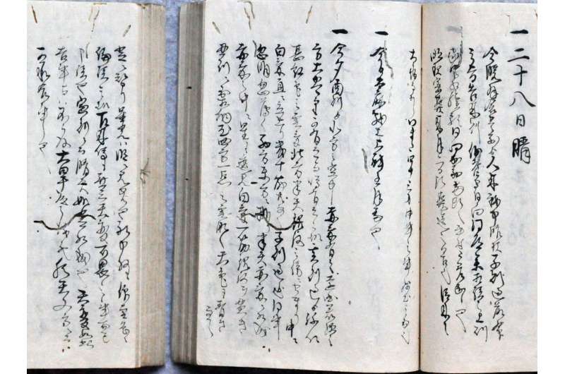 Observations of red aurora over 1770 Kyoto help diagnose extreme magnetic storm