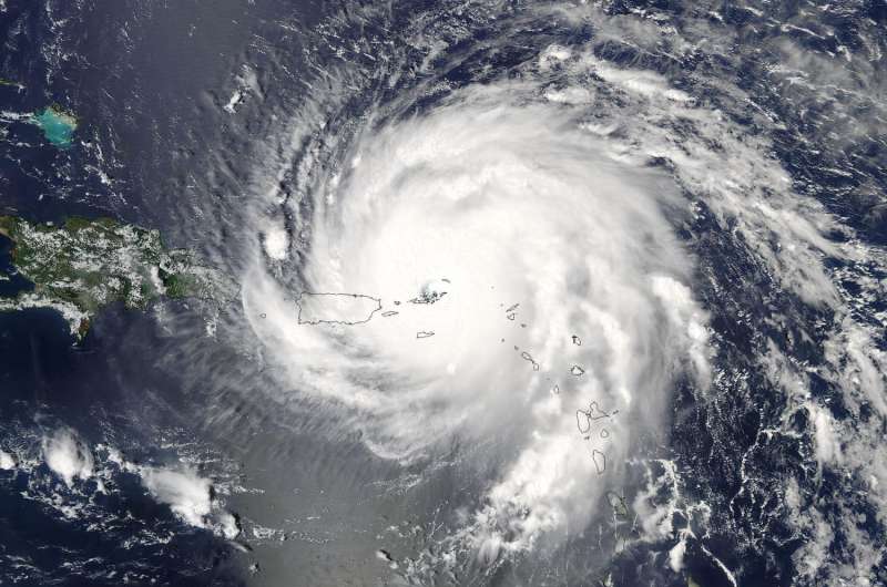 Satellites show different sides of Hurricane Irma