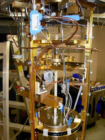 Searching for axion dark matter with a new detection device