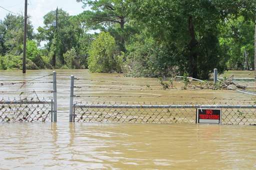 Toxic waste sites flooded in Houston area
