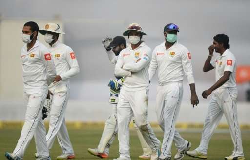 Unprecedented scenes of Sri Lankan cricketers wearing face masks have reignited debate about hosting major sports in heavily pol