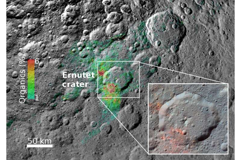 Scientists dig into the origin of organics on Ceres