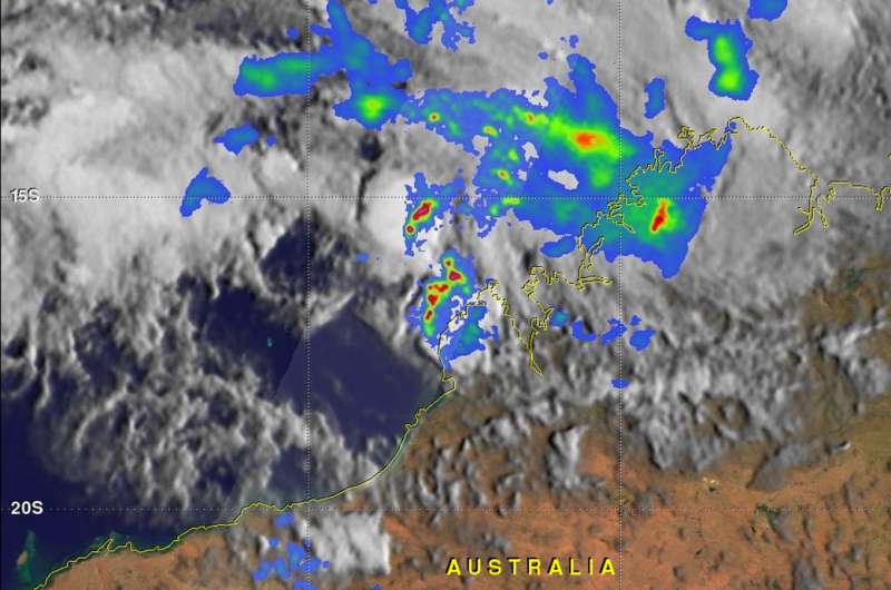 NASA finds heavy rain in new Tropical Cyclone Hilda