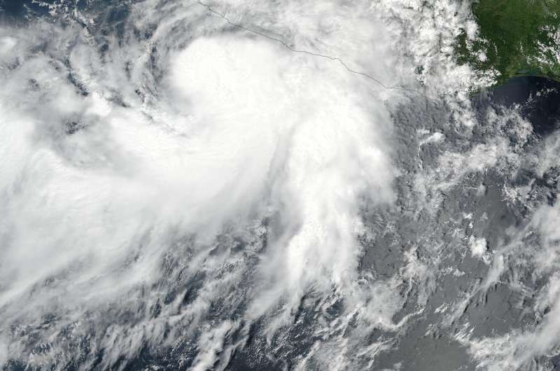NASANOAA Satellite spots 2 tails of Hurricane Max