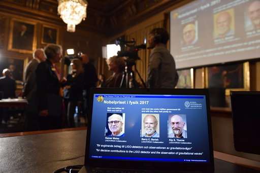 The Latest: Nobel winner says prize 'a win for human race'