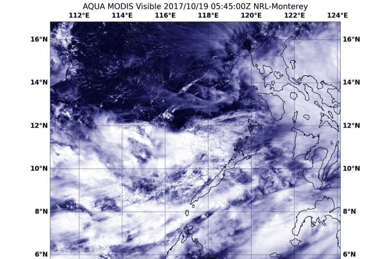 NASA sees Tropical Depression 26W form and quickly unravel
