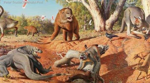 Climate change helped kill off super-sized Ice Age animals in Australia