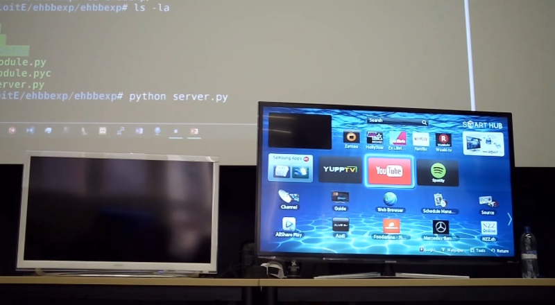 Researcher at security event shows smart TV attack