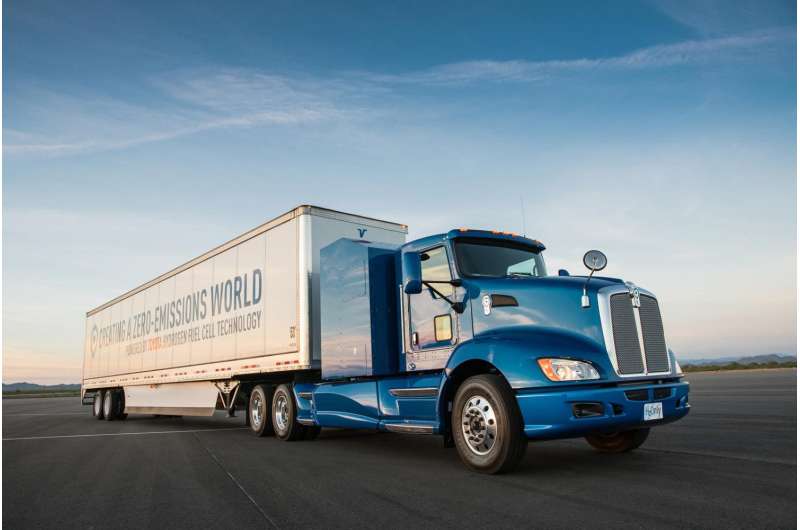 Toyota: Hydrogen fuel cell system for  truck use to be studied