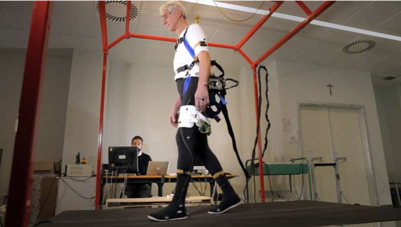 Robotic 'exoskeleton' prevents elderly falls: study