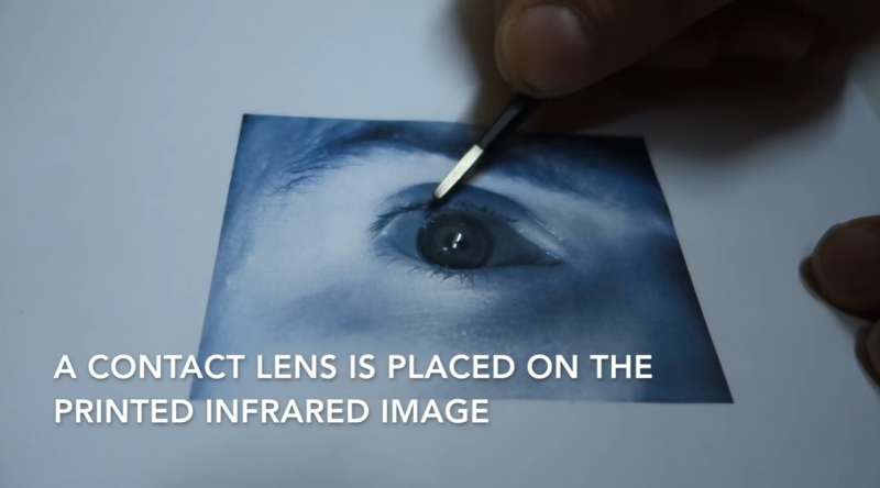 CCC members show iris recognition bypass using photo, contact lens