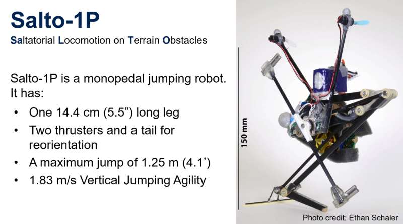 Salto-1P robot: Researchers show off its bouncing talents