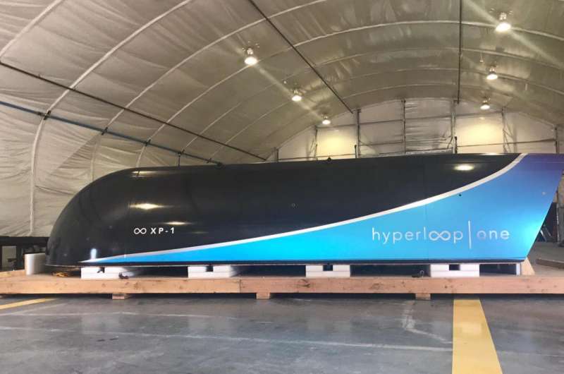 Hyperloop One team celebrates Nevada desert track test
