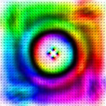 Pulses of electrons manipulate nanomagnets and store information