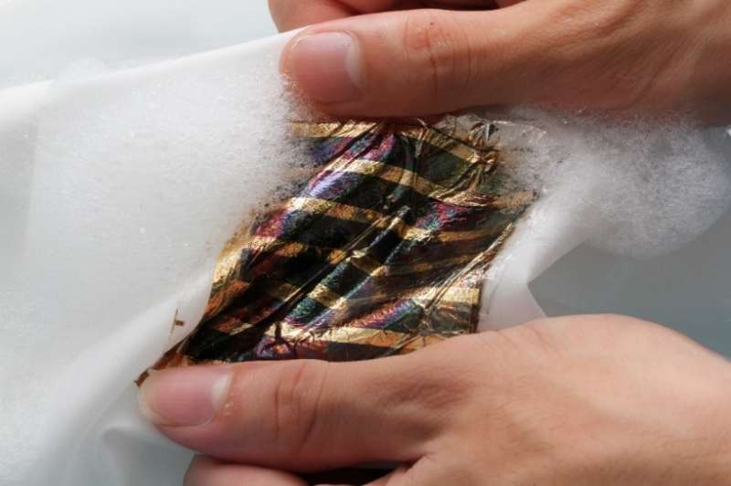 A solar cell you can put in the wash
