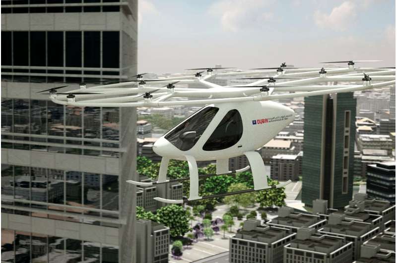 Driverless hover-taxi makes first 'concept' flight in Dubai