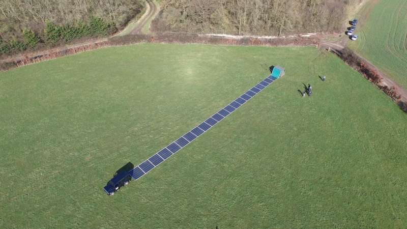 Power system takes portable approach with roll-up solar panels