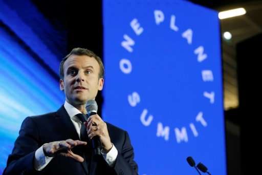 French President Emmanuel Macron will meet with world leaders on Tuesday, two years to the day since 195 nations adopted the cli