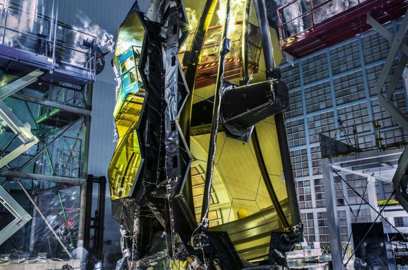 NASA's webb telescope ghostly 'lights out' inspection