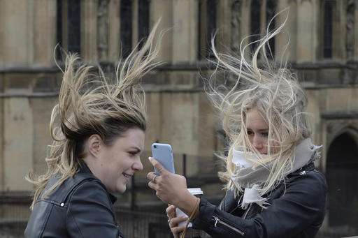 Woman killed by flying debris as Storm Doris batters Britain