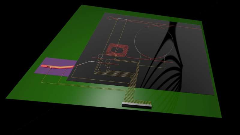 Research team develops record laser on chip