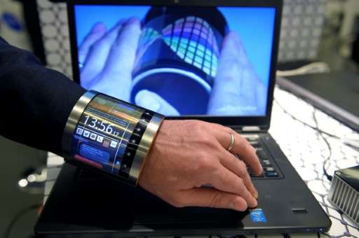 A flexible screen that fits the wrist is one way to make wearables more attractive