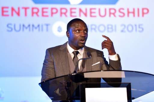 Akon, whose real name is Aliaune Badara Thiam, announced in Dakar he would become the majority shareholder in the service, descr