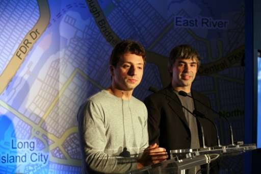 Alphabet Inc. founders Sergey Brin (L) and Larry Page